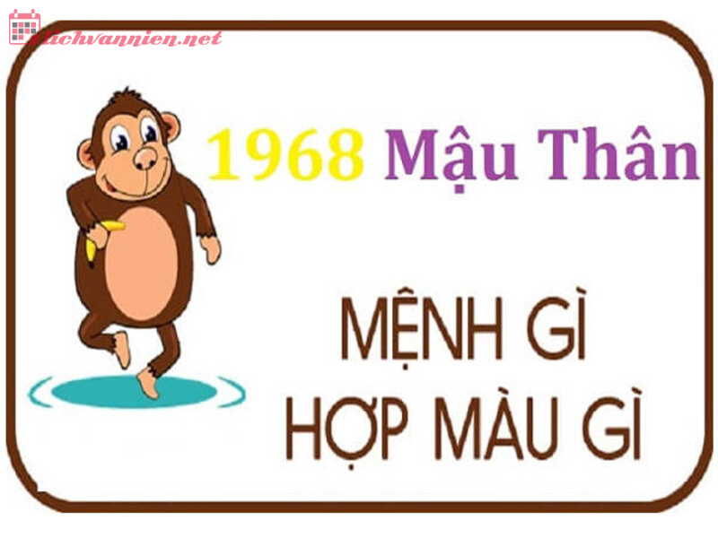 Người sinh năm 1968 (Mậu Thân) hợp màu gì? Khám phá bí mật màu sắc mang lại tài lộc và thịnh vượng!