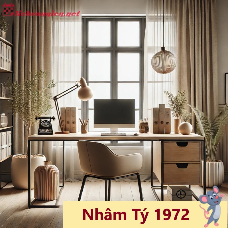 Khám Phá Bí Quyết Đặt Hướng Bàn Làm Việc Cho Người Sinh Năm 1972 Giúp Thu Hút Tài Lộc Và Thăng Tiến!