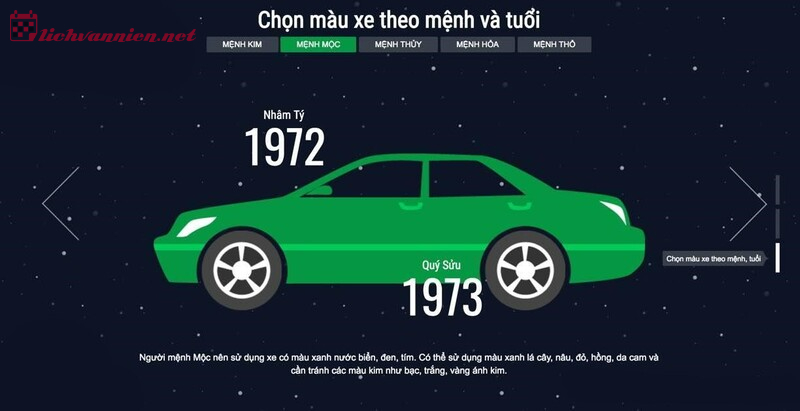 Khám Phá Màu Xe Hút May Mắn Cho Tuổi Quý Sửu 1973 - Không Thể Bỏ Qua!