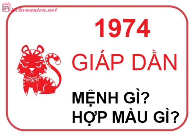 Bí Mật Màu Sắc Mang Lại May Mắn Cho Tuổi Giáp Dần 1974!