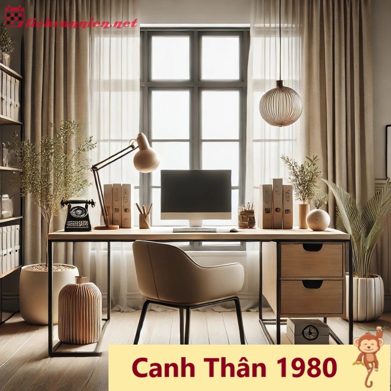 Hướng Bàn Làm Việc Cho Tuổi Canh Thân 1980: Cách Tối Ưu Tài Lộc, Thăng Tiến Sự Nghiệp Ngay Lập Tức!