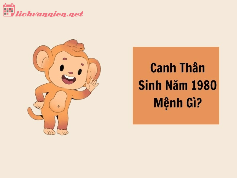 Sinh năm 1980 Canh Thân mệnh gì? Hợp tuổi gì? Hợp hướng nào?