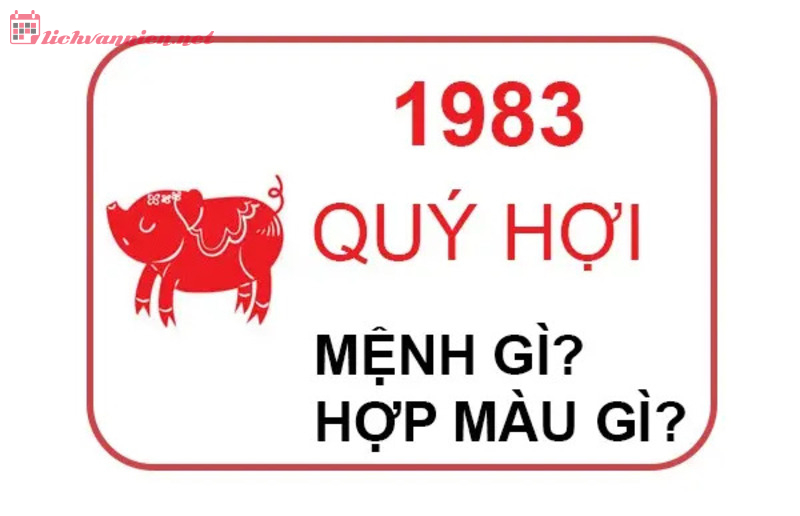 Khám phá màu sắc mang lại may mắn cho người sinh năm 1983 Quý Hợi – Đừng bỏ lỡ!