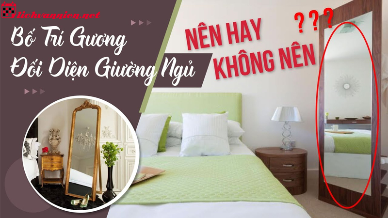 Đặt Gương Trong Phòng Ngủ: Bí Quyết Phong Thủy Cho Giấc Ngủ An Lành