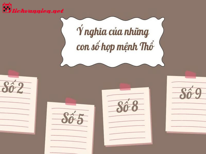 Mệnh Thổ Hợp Số Mấy: Chọn Số Sim Phong Thủy Ph&aacute;t T&agrave;i