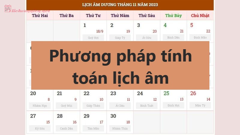 Tìm Hiểu Phương Pháp Tính Lịch Âm Truyền Thống Của Người Việt