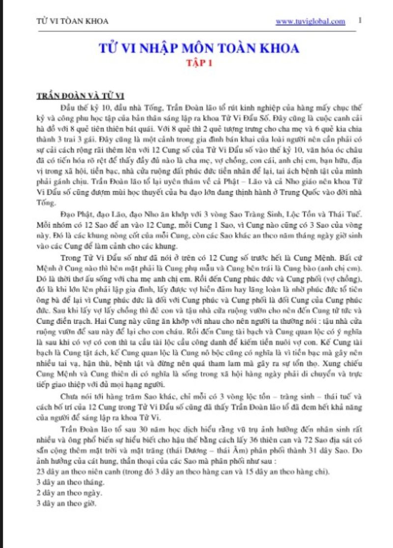 Giải Mã Số Mệnh Qua “Tử Vi Toàn Khoa” – Tải Ngay Bản PDF Để Biết Lá Số Của Bạn Nói Gì!