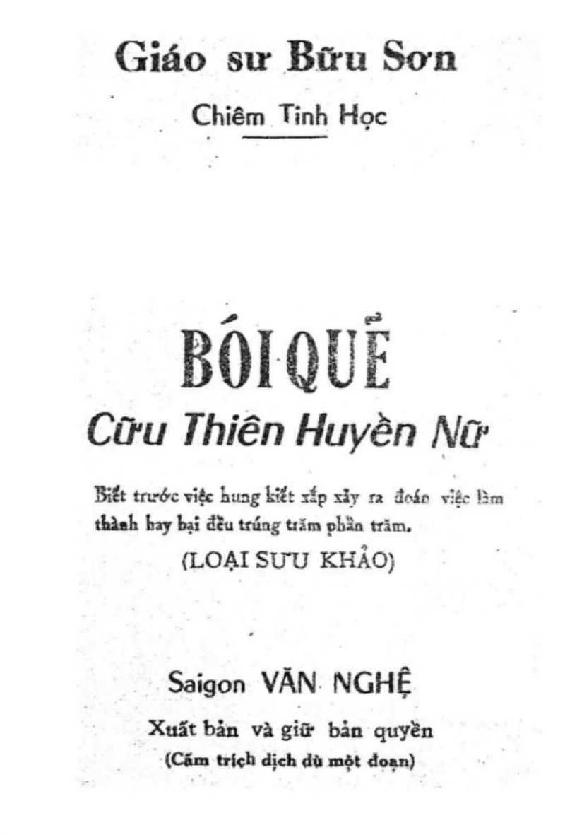 Giải Mã Bói Quẻ Cửu Thiên Huyền Nữ: Cuốn Sách Khiến Hàng Ngàn Người Tìm Thấy Căn Duyên và Thiên Cơ