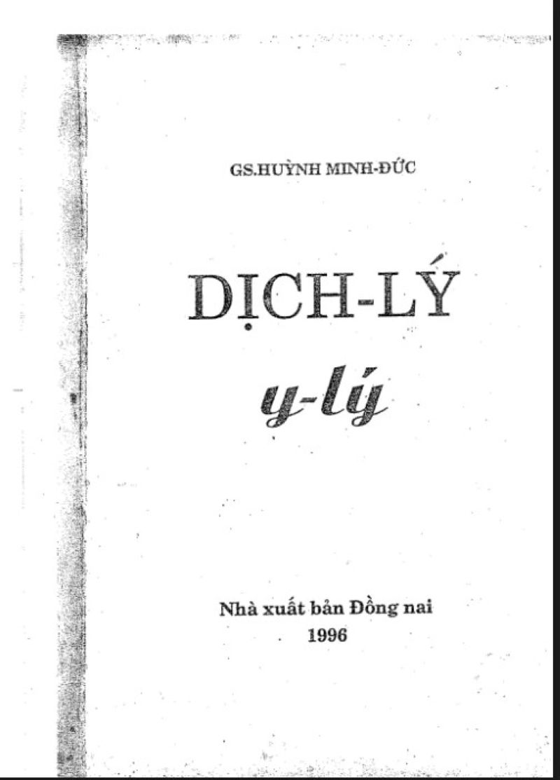 Khám Phá Sách “Dịch Lý Y Lý” – Bí Quyết Ứng Dụng Kinh Dịch và Y Học Cổ Truyền Để Luận Bệnh, Dự Đoán Sức Khỏe, Tải PDF Ngay!