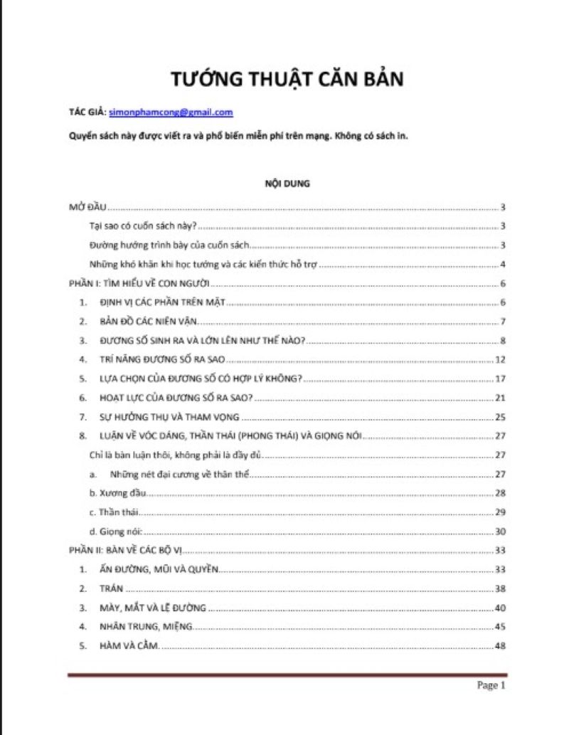 Khám Phá Bí Thuật Nhân Tướng Cổ Truyền Qua “Tướng Thuật Căn Bản” – Tải Ngay Bản PDF Đầy Đủ Kiến Thức