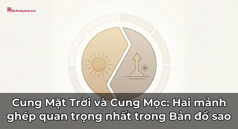 Cung Mặt Trời và Cung Mọc: Giải mã sự khác biệt giữa Bản chất và Mặt nạ xã hội