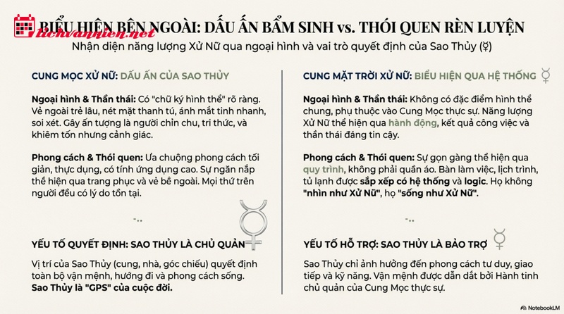 Giải Mã Sự Khác Biệt Giữa Cung Mặt Trời Xử Nữ Và Cung Mọc Xử Nữ