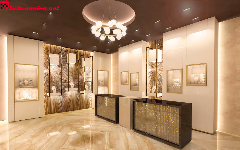 Thiết Kế Tiệm Vàng Theo Phong Thủy Mang Lại Tài Lộc Và Thịnh Vượng