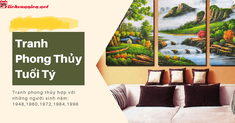 Tranh Phong Thủy Cho Người Tuổi T&yacute; - Lựa Chọn Hợp Mệnh V&agrave; &Yacute; Nghĩa Thi&ecirc;ng Li&ecirc;ng