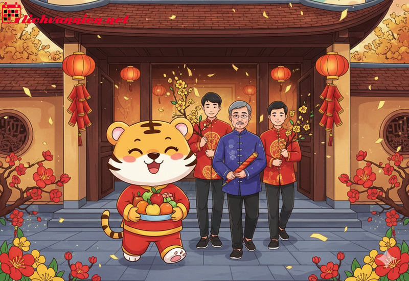 Tuổi x&ocirc;ng đất cho gia chủ sinh năm 1950 (Canh Dần)