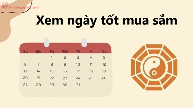 Xem Ngày Tốt Mua Sắm