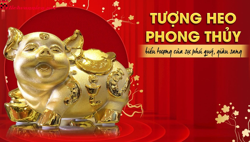 &Yacute; Nghĩa Tượng Heo Trong Phong Thủy - Biểu Tượng May Mắn V&agrave; Thịnh Vượng